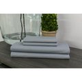 Kd Estanteria 200 Thread Count 100 Percentage Cotton Sheet Set, Grey - King Size KD1698648